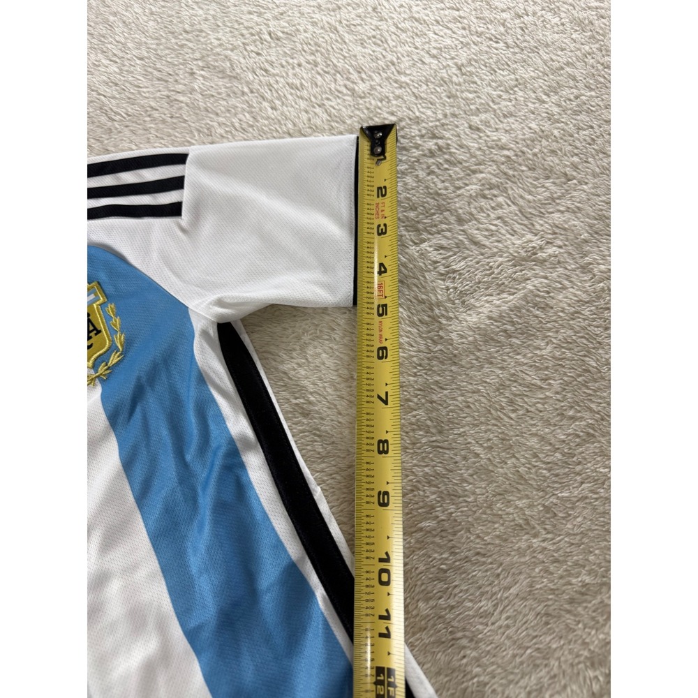 Adidas Argentina Kids Jersey Light Blue White AFA Soccer Shirt HF1488 Size 9-10Y - Picture 7 of 16